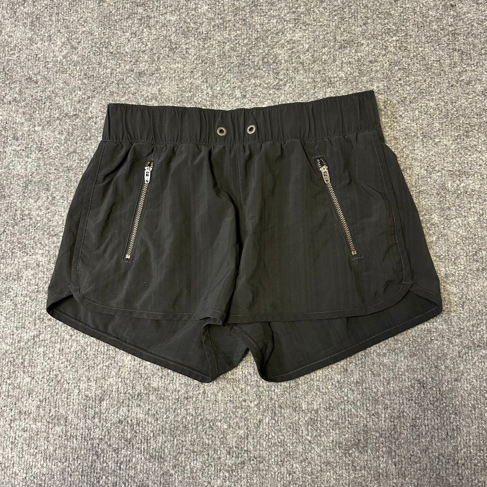 Athleta Shorts Womens Size S Black Trekkie Zipper Pockets Hiking Activewear